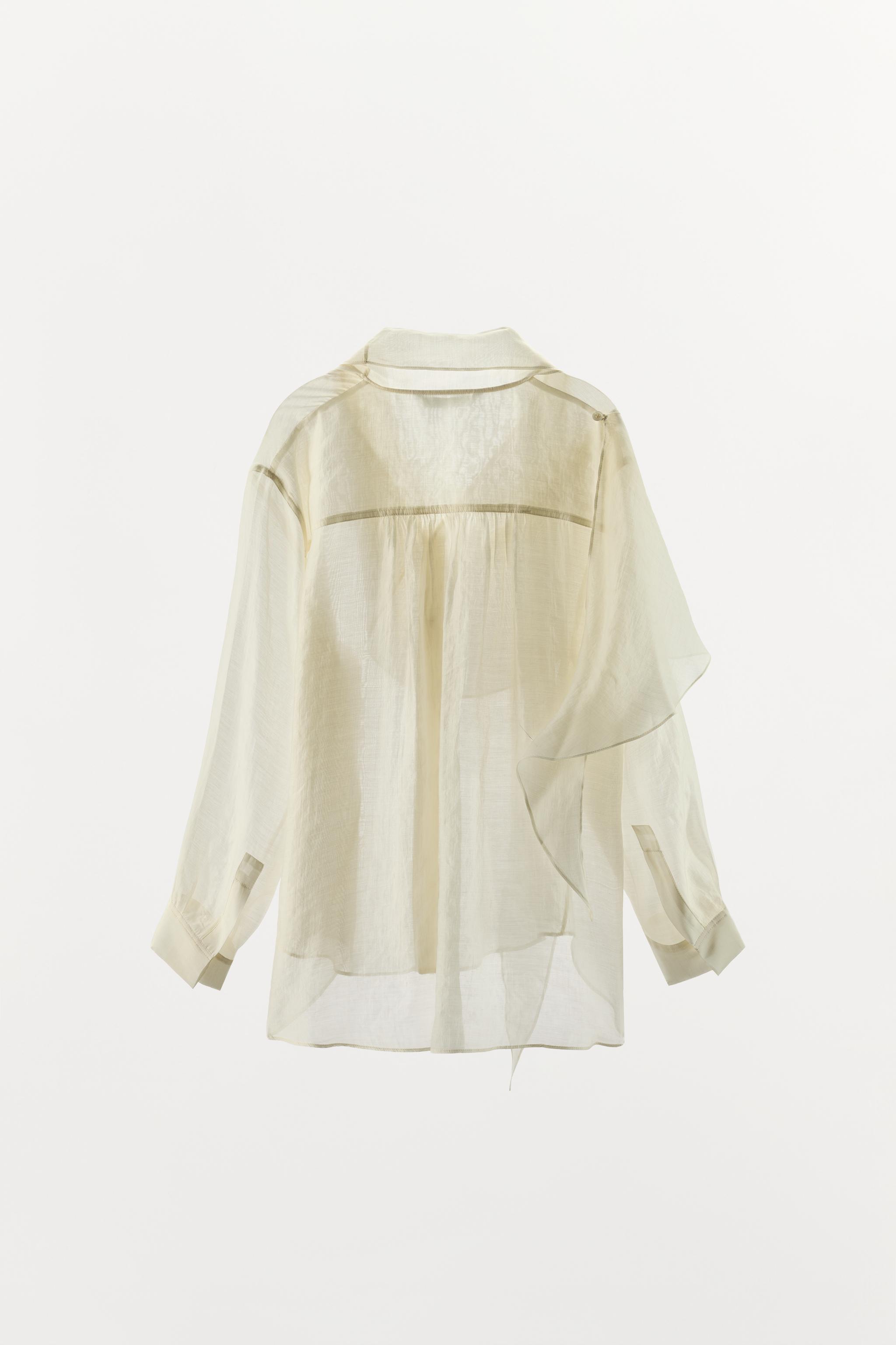 ZW COLLECTION HANDKERCHIEF SHIRT